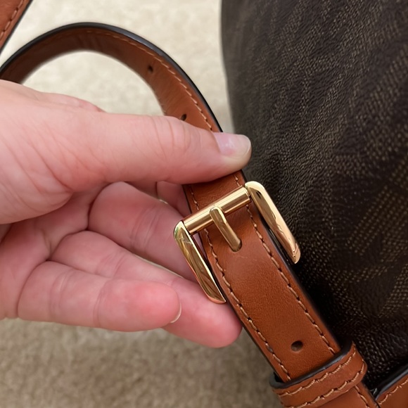 Michael Kors Rhea Medium Logo Backpack - Picture 9 of 16